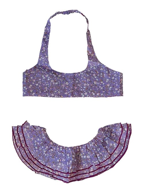 Maillot de Bain 2 Pièces   Fleuri   BIKINI - La Faute à Voltaire - Kiabi