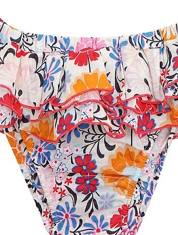 Maillot de Bain 2 Pièces Fleuri Hawaï SWAN - La Faute à Voltaire