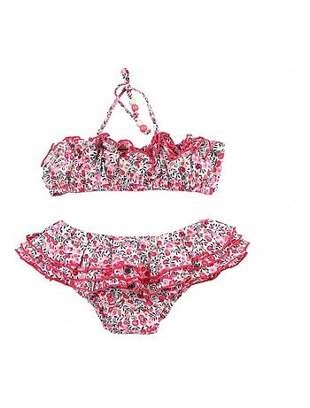 Maillot de Bain 2 pièces Fleuri Liberty SWAN - La Faute à Voltaire