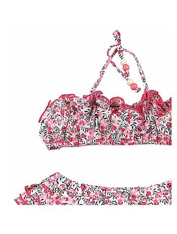 Maillot de Bain 2 pièces Fleuri Liberty SWAN - La Faute à Voltaire