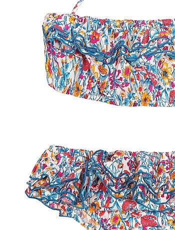 Maillot de Bain 2 Pièces Fleuri Liberty SWAN - La Faute à Voltaire