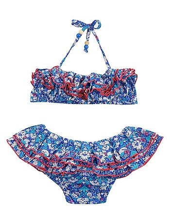 Maillot de Bain 2 Pièces Fleuri Liberty / SWAN - La Faute à Voltaire