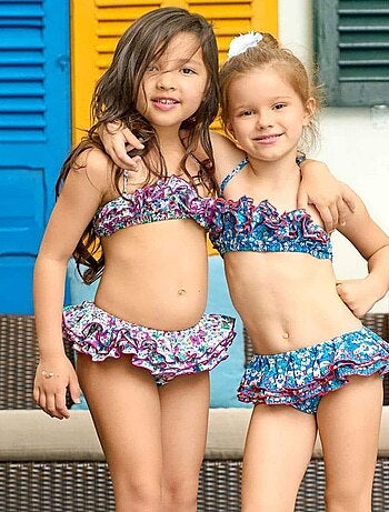 Maillot de Bain 2 Pièces Fleuri Liberty / SWAN - La Faute à Voltaire