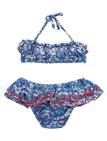 Maillot de Bain 2 Pièces Fleuri Liberty / SWAN - La Faute à Voltaire