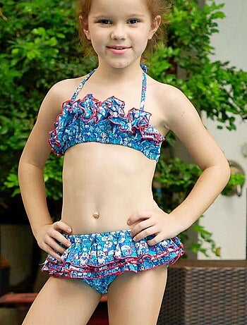 Maillot de Bain 2 Pièces Fleuri Liberty / SWAN - La Faute à Voltaire