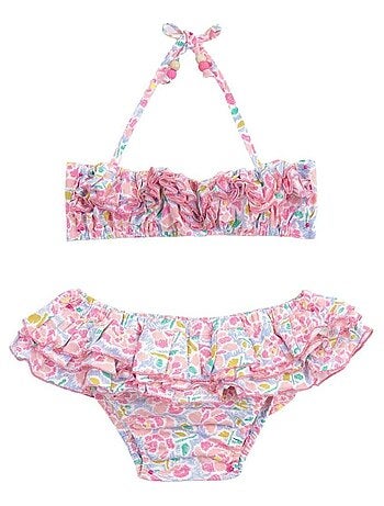 Maillot de Bain 2 Pièces Fleuri Liberty SWAN - La Faute à Voltaire