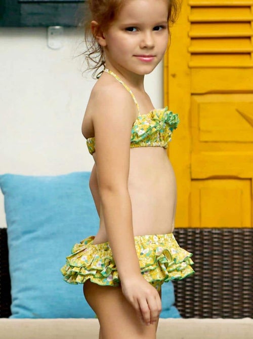 Maillot de Bain 2 Pièces   Fleuri  &   SWAN - La Faute à Voltaire - Kiabi