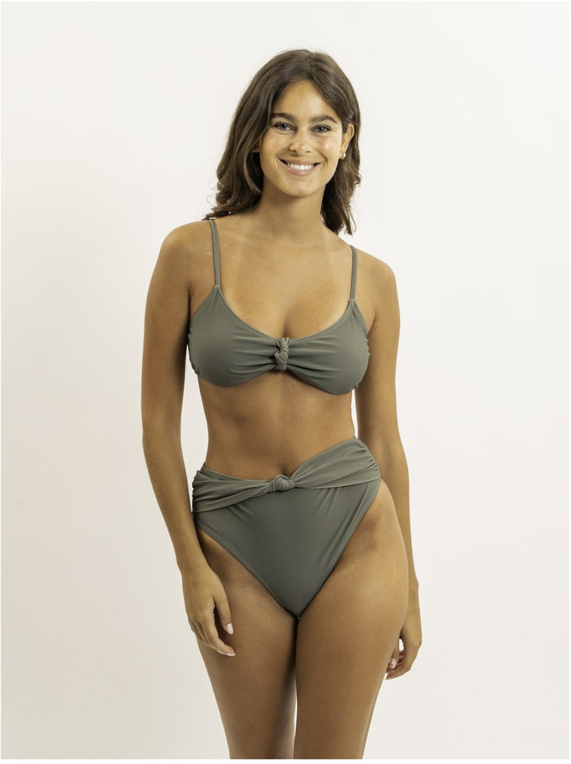 Maillot de bain 2 pièces GEMIOU Kaki - Kiabi