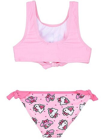 Maillot de Bain 2 Pièces Hello Kitty | Licence Officielle