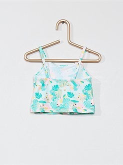 Maillot de bain 2 pièces imprimé 'Jungle' - Kiabi