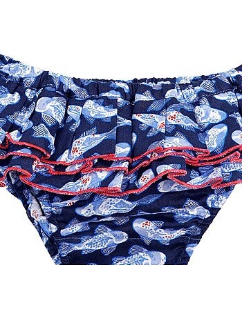 Maillot de Bain 2 Pièces imprimé Poissons Koi SWAN - La Faute à Voltaire