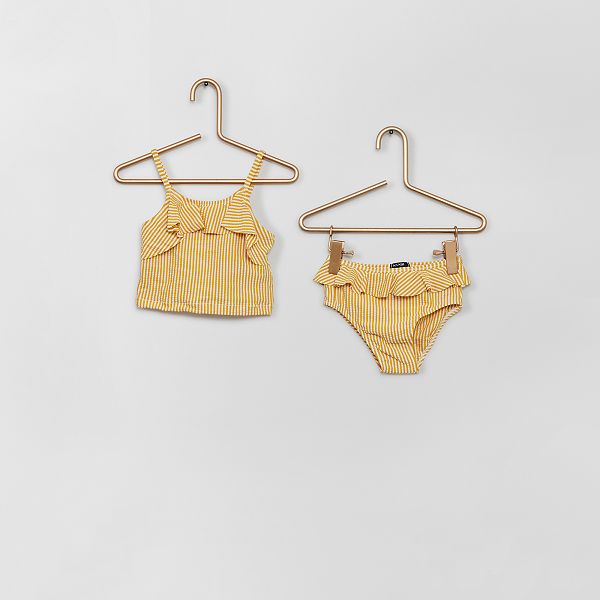 Maillot De Bain 2 Pieces Bebe Fille Jaune Kiabi 4 80