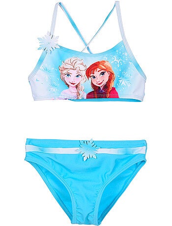 Maillot de Bain 2 Pièces La Reine des Neiges | Licence Officielle