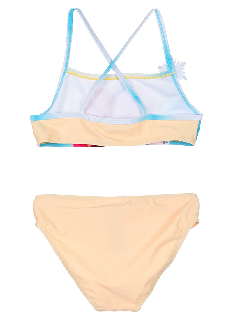 Maillot de Bain 2 Pièces La Reine des Neiges   | Licence Officielle Jaune - Kiabi