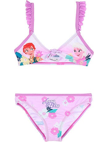 Maillot de Bain 2 Pièces La Reine des Neiges | Licence Officielle