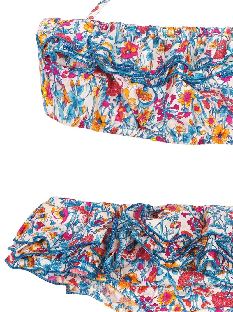Maillot de Bain 2 Pièces Liberty    SWAN - La Faute à Voltaire Bleu - Kiabi