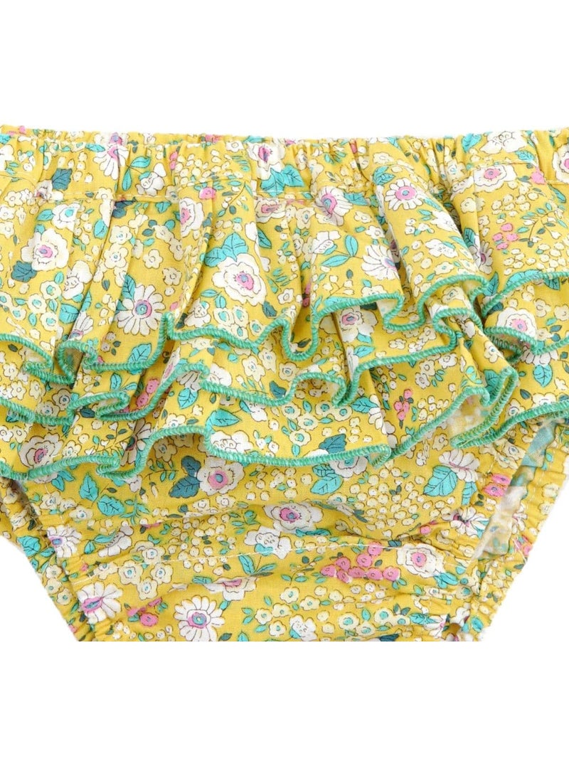 Maillot de Bain 2 Pièces Liberty    SWAN - La Faute à Voltaire Jaune - Kiabi