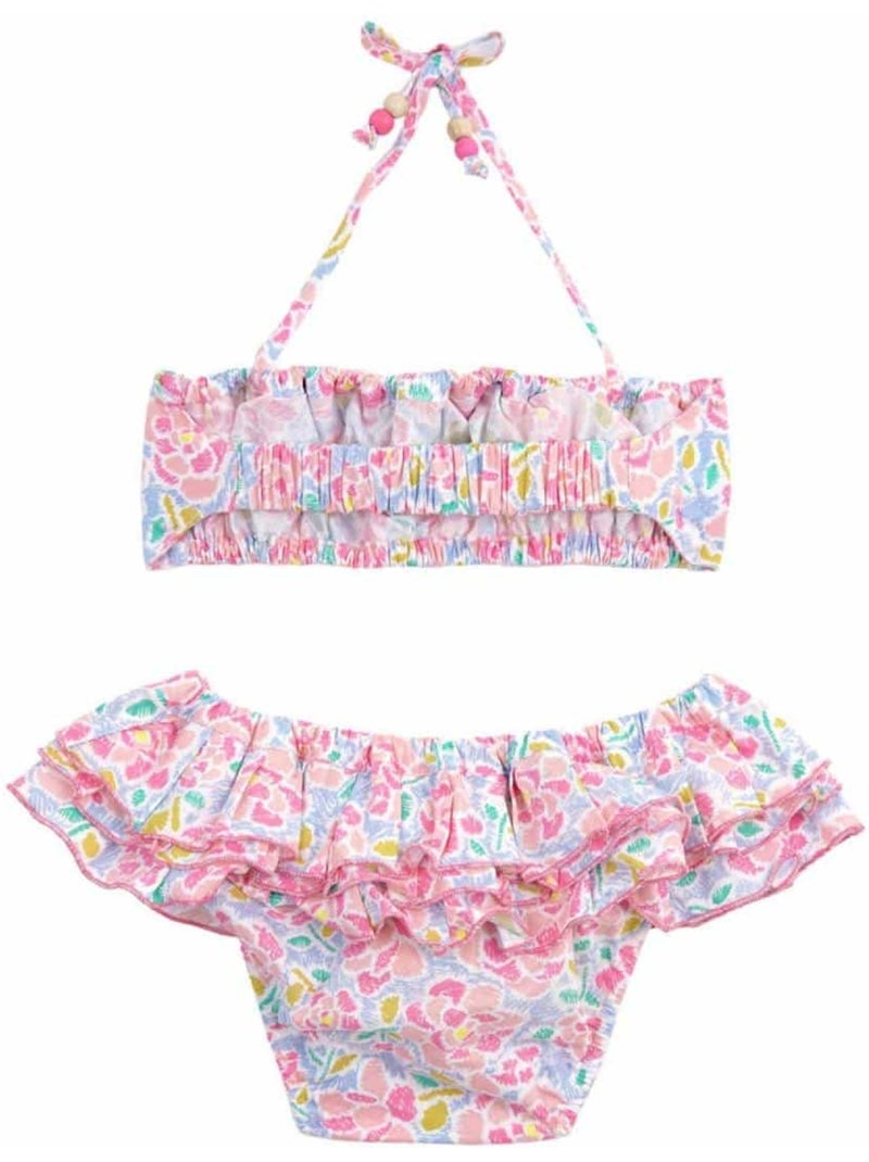 Maillot de Bain 2 Pièces Liberty    SWAN - La Faute à Voltaire Rose clair - Kiabi