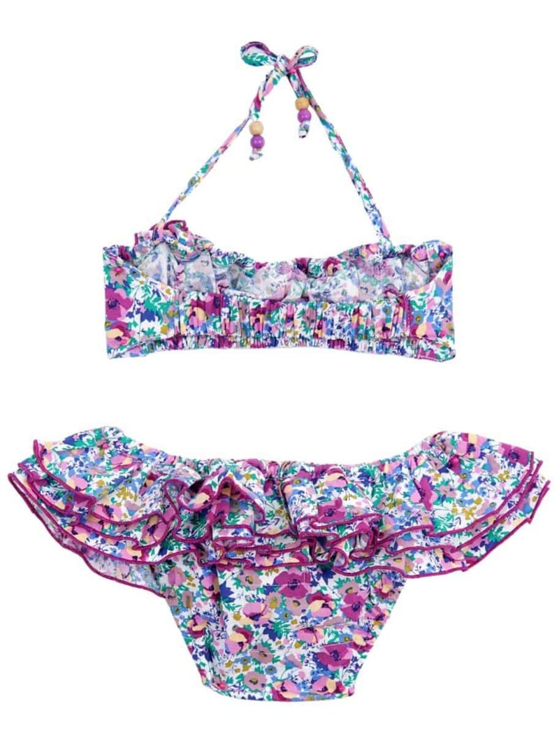 Maillot de Bain  2 Pièces Liberty    SWAN - La Faute à Voltaire Violet - Kiabi