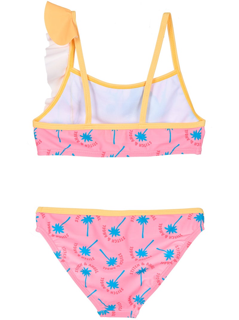 Maillot de Bain 2 Pièces Lilo & Stitch   | Licence Officielle Jaune - Kiabi
