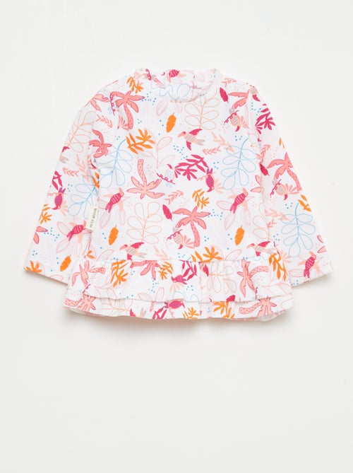 Maillot de bain 2 pièces 'Petit Béguin' T-shirt + culotte - Kiabi Maillot de bain 2 pièces 'Petit Béguin' T-shirt + culotte - Kiabi