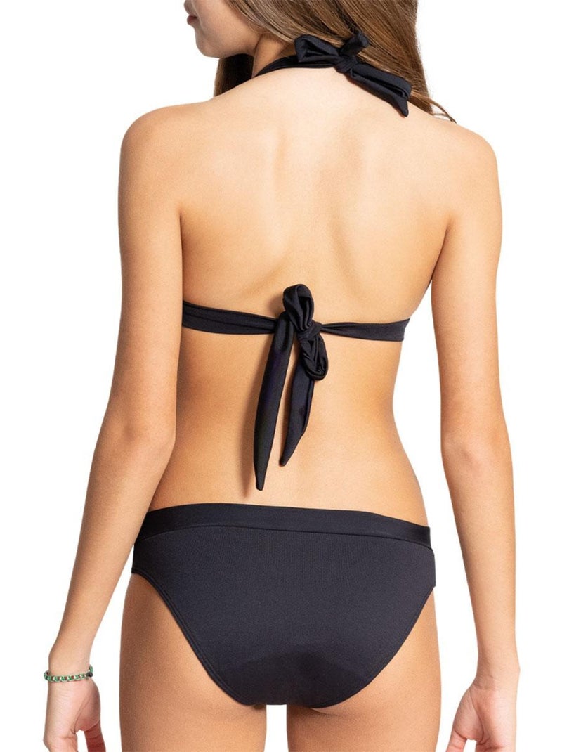 Maillot de bain 2 pièces pour règles fille Athena Fille Noir - Kiabi