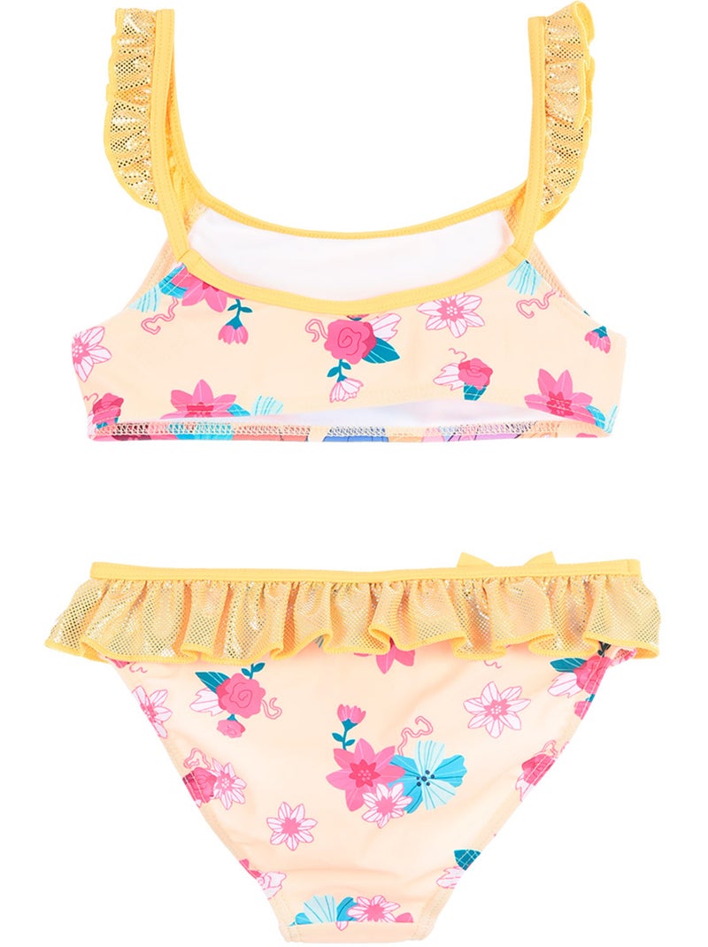 Maillot de Bain 2 Pièces Princesses Disney   | Licence Officielle Jaune - Kiabi