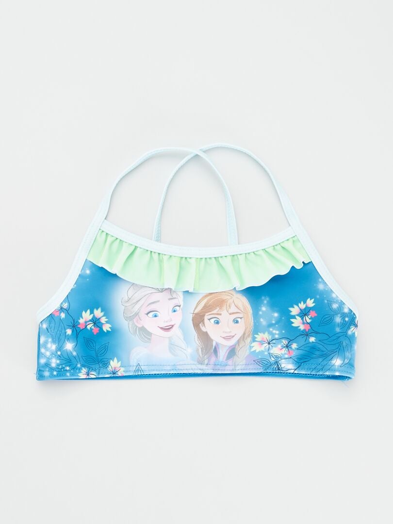 Maillot De Bain Bikini 2 Pièces La Reine Des Neiges - Pour Fille, En Polyamide - Style Été, Plage, Piscine