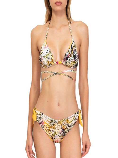 Maillot de bain 2 pièces triangle Fantasy Jungle - Kiabi