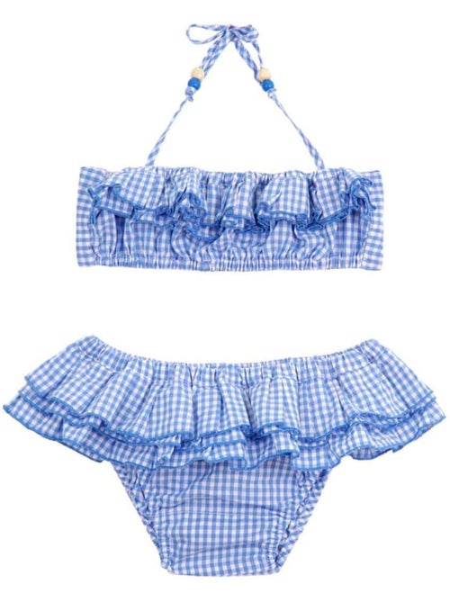 Maillot de Bain  2 Pièces Vichy   SWAN - La Faute à Voltaire - Kiabi