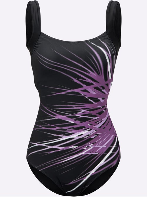 Maillot de bain à bretelles larges avec motif rayé et coques douces - Bonnet B - Witt - Kiabi Maillot de bain à bretelles larges avec motif rayé et coques douces - Bonnet B - Witt - Kiabi