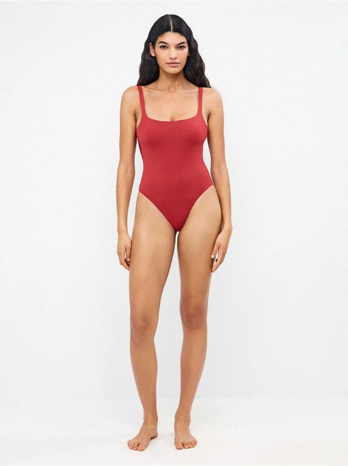 Maillot de bain à encolure carrée - Kiabi Maillot de bain à encolure carrée - Kiabi