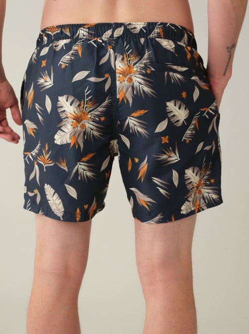 Maillot de bain à motif feuilles tropicales 'Deeluxe' - Kiabi
