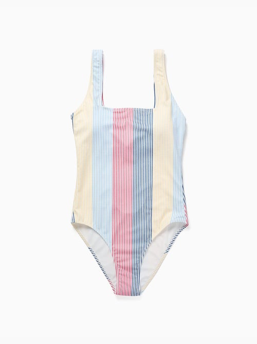 Maillot de bain à rayures avec doublure You&Me - Kiabi Maillot de bain à rayures avec doublure You&Me - Kiabi