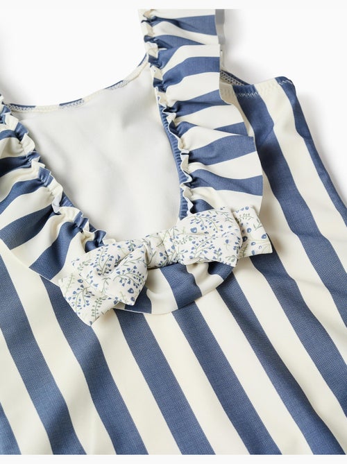 Maillot de bain à rayures avec volants You&Me - Kiabi