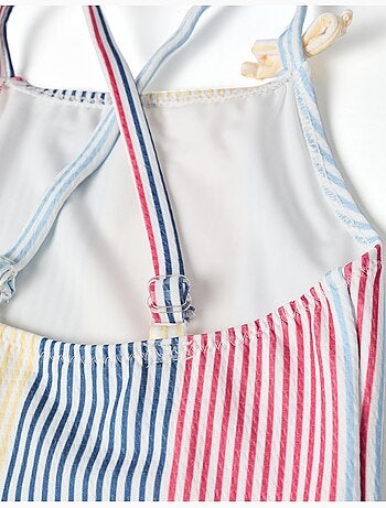 Maillot de bain à rayures avec volants You&Me