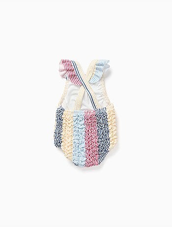 Maillot de bain à rayures avec volants You&Me