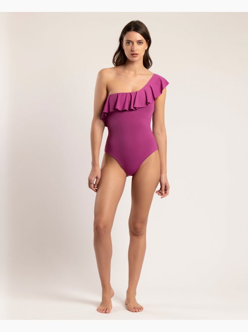 Maillot de bain à volants latéraux pour femme ADMAS - Kiabi