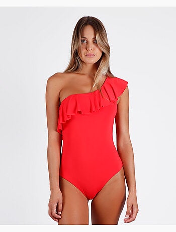 Maillot de bain à volants latéraux pour femme ADMAS