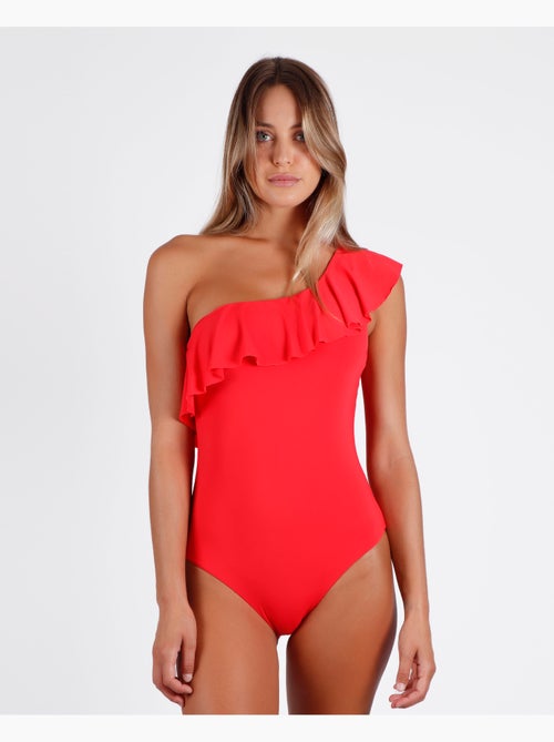 Maillot de bain à volants latéraux pour femme ADMAS - Kiabi