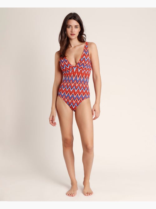 Maillot de bain ADMAS Ethnic Waves pour femme - Kiabi
