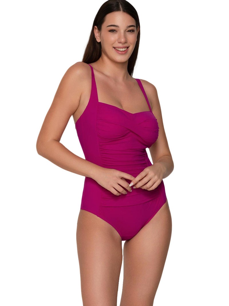 Maillot de bain amincissant 1 pièce TK-5 Blue Sense C à E Kaki - Kiabi