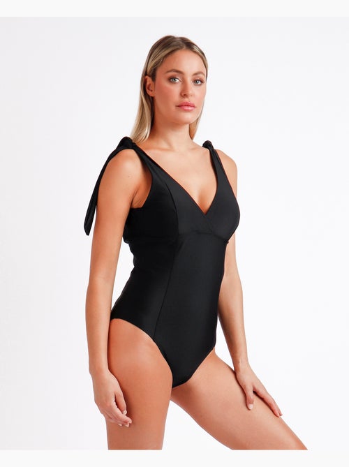 Maillot de bain amincissant à liens courbes ADMAS pour femme - Kiabi Maillot de bain amincissant à liens courbes ADMAS pour femme - Kiabi