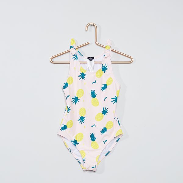 Maillot De Bain Ananas Fille 3 12 Ans Jaune Kiabi 6 00