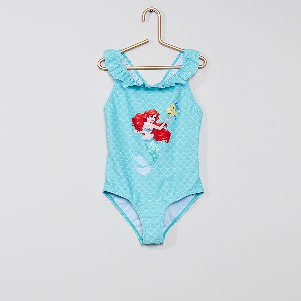 Maillot De Bain Ariel Fille 3 12 Ans Bleu Kiabi 12 00