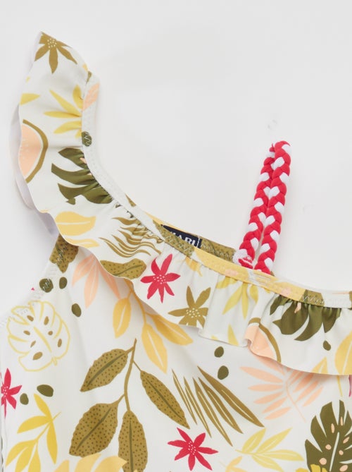 Maillot de bain asymétrique - 1 pièce - Kiabi