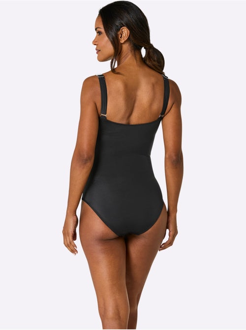 Maillot de bain avec bretelles réglables et empiècements contrastés - Bonnet C - Witt - Kiabi