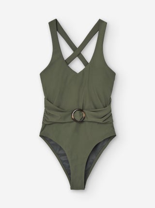Maillot de Bain avec Ceinture Intégrée