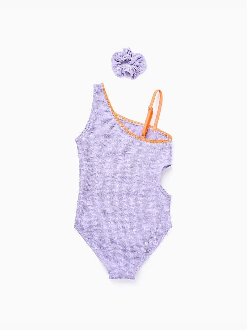 Maillot de bain avec découpe + chouchou N/A - Kiabi