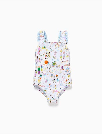 Maillot de bain avec imprimé Carolina Celas x Zippy
